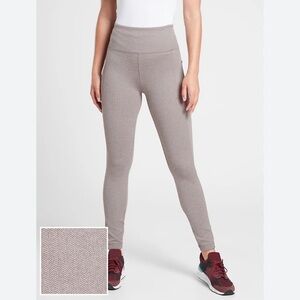 Athleta Delaney herringbone Gray High-Waisted Leggings XXS